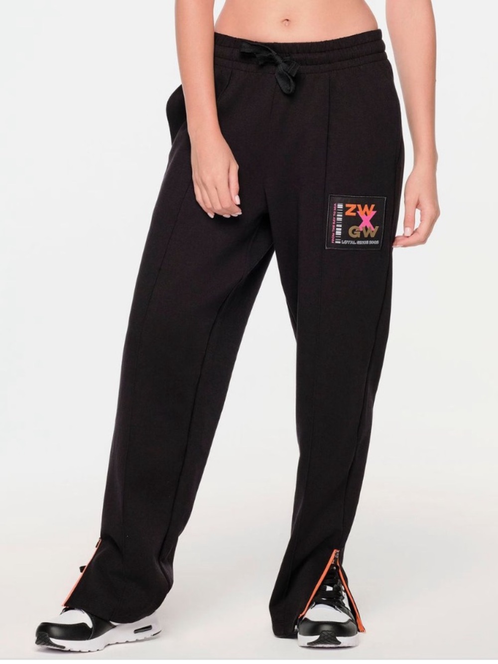 Zumba ZW X GW Wide Leg Sweatpants With Side Panel